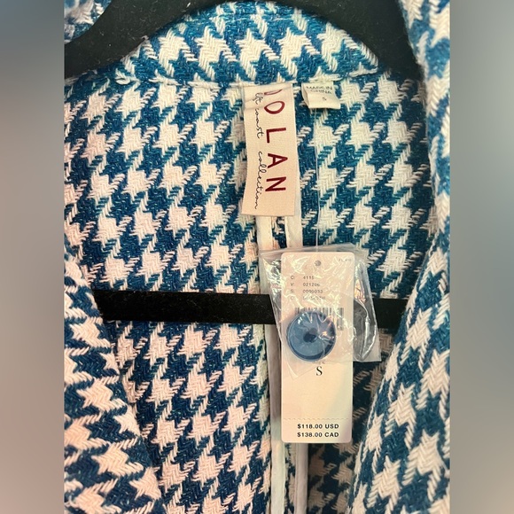 NWT Anthropologie Dolan Houndstooth Jacket - Picture 8 of 8